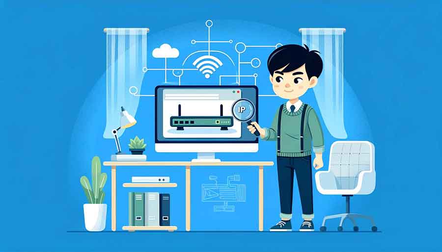 How to find the router IP address?